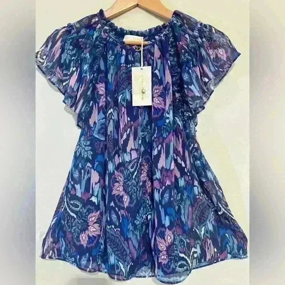 RAMY BROOK - Lola Printed Crew Neck Blouse - Picture 5 of 10